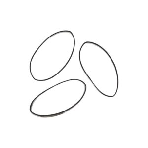 SIBEL Elastische Haarbandjes Zwart 35mm 250st